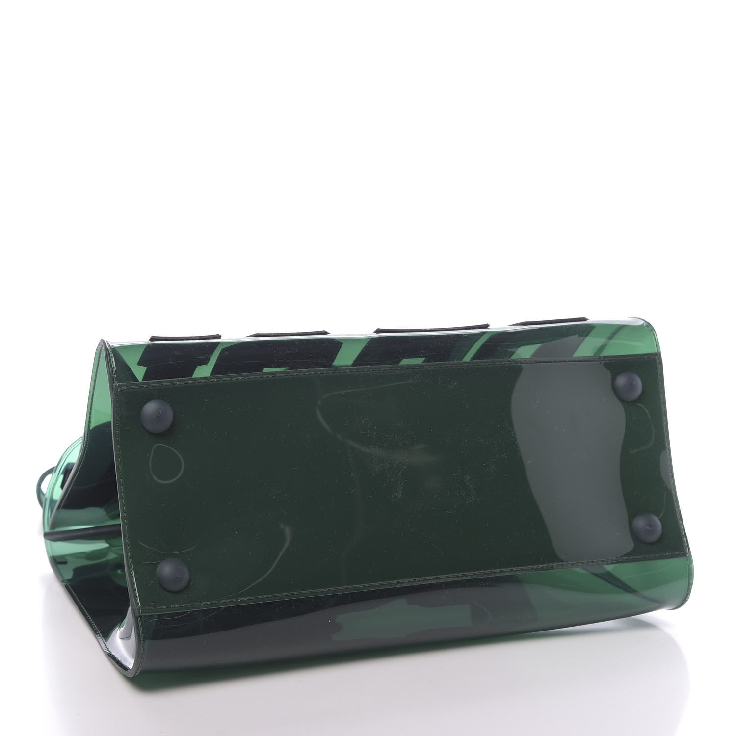 Delvaux PVC The Hero 1829 Brillant Satchel Vert 4 of 9