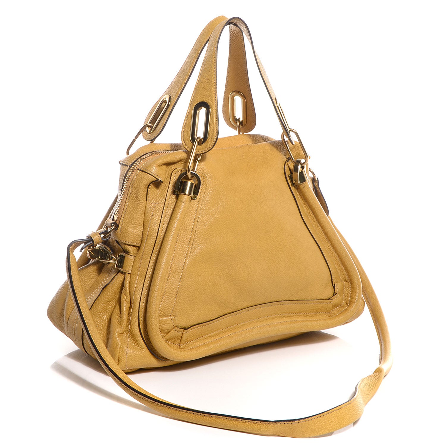 Chloe Calfskin Medium Paraty Mustard 6 of 14