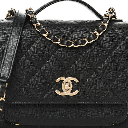 Chanel Caviar Quilted Medium Business Affinity Flap Black 8 of 10