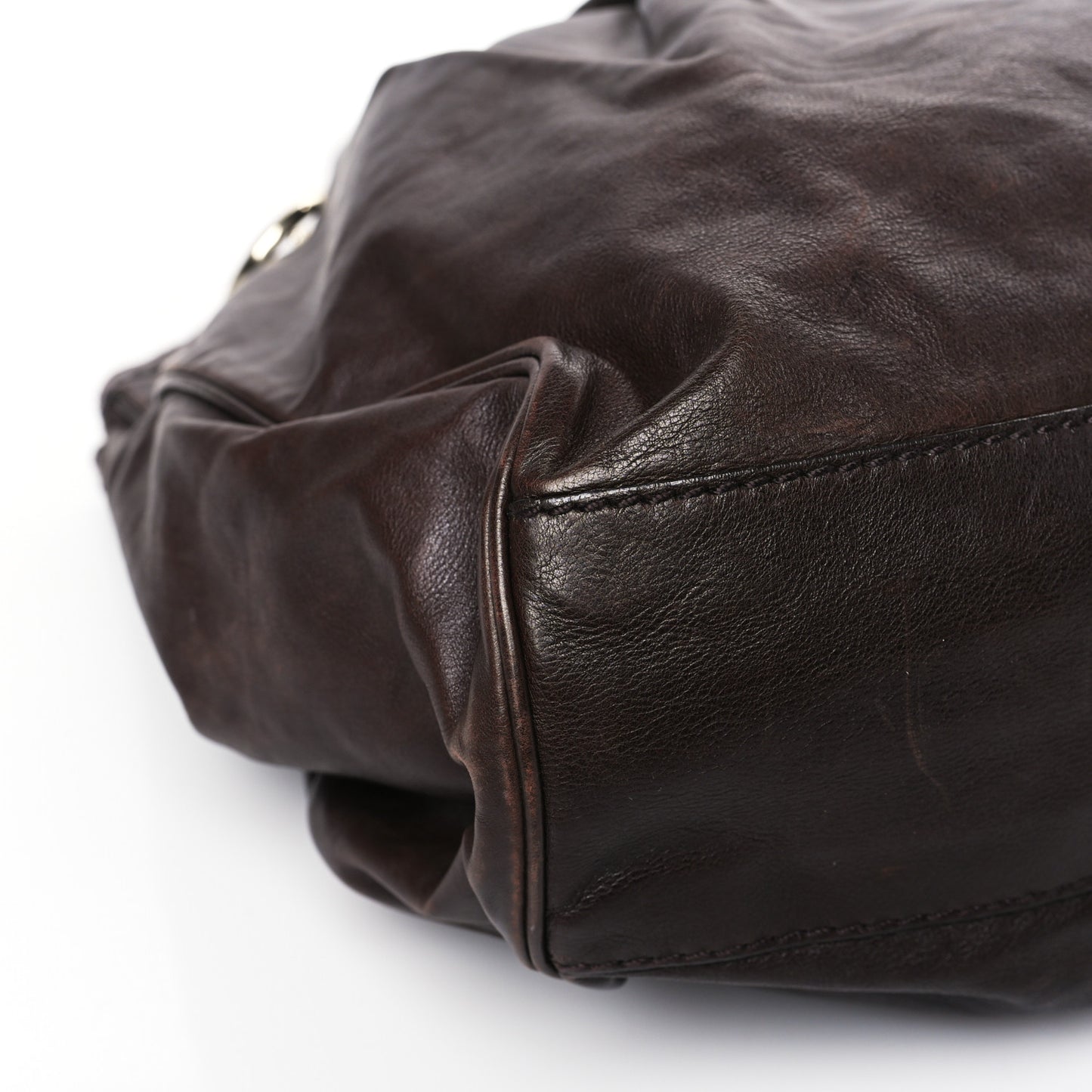 Calfskin Large Sukey Tote Brown