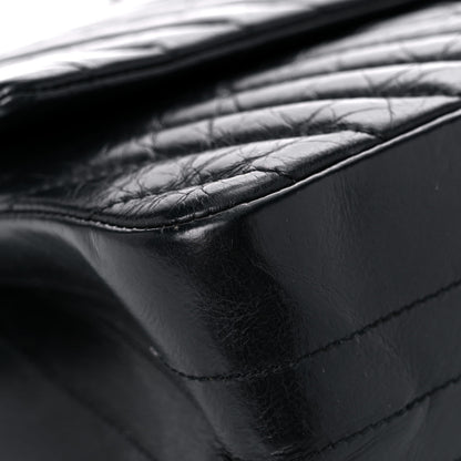 Chanel Aged Calfskin Chevron Quilted 2.55 Reissue 226 So Black 8 of 18