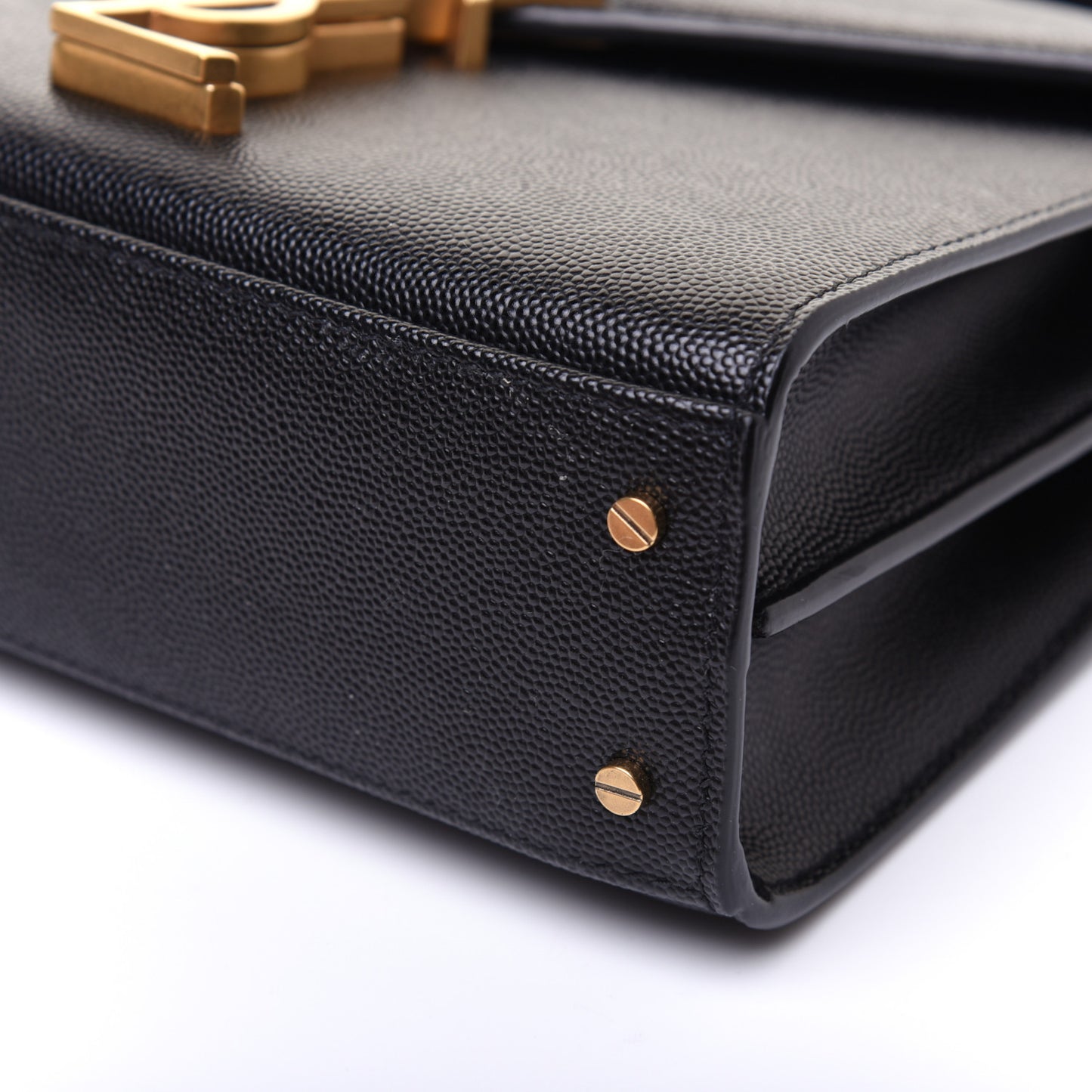 Grain de Poudre Mini Classic Monogram Cassandra Top Handle Black Rouge Legion