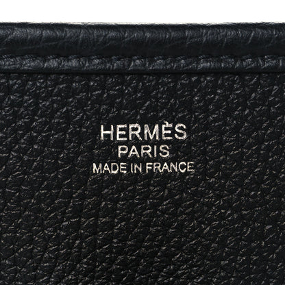 Hermes Taurillon Clemence Evelyne III PM Black 6 of 10