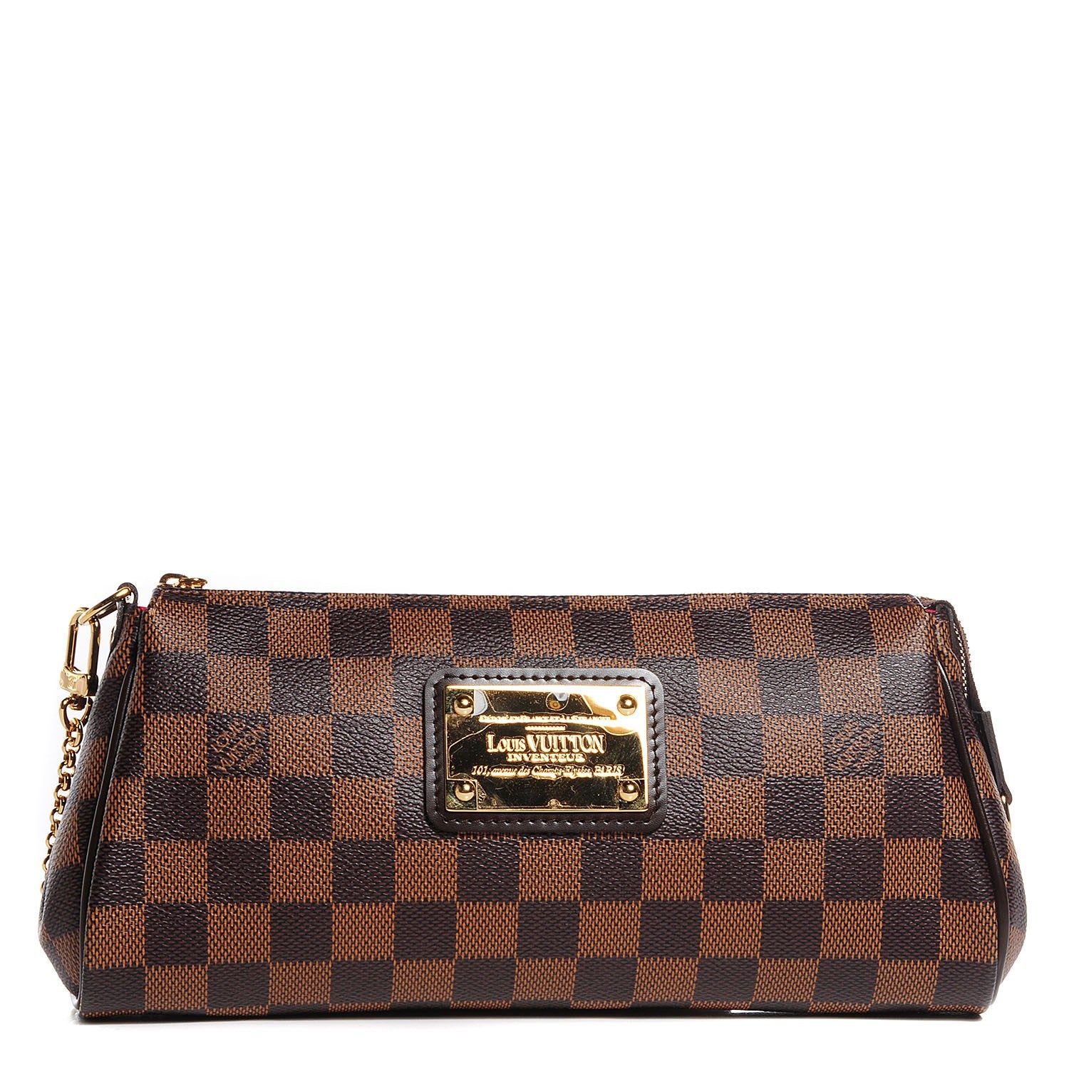 Louis Vuitton Damier Ebene Eva Clutch 1 of 8