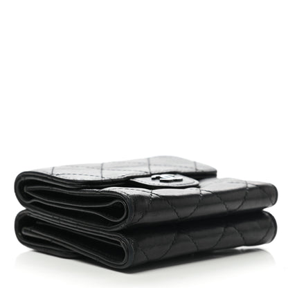 Chanel Lambskin Quilted Double Sided Wallet Black 4 of 10