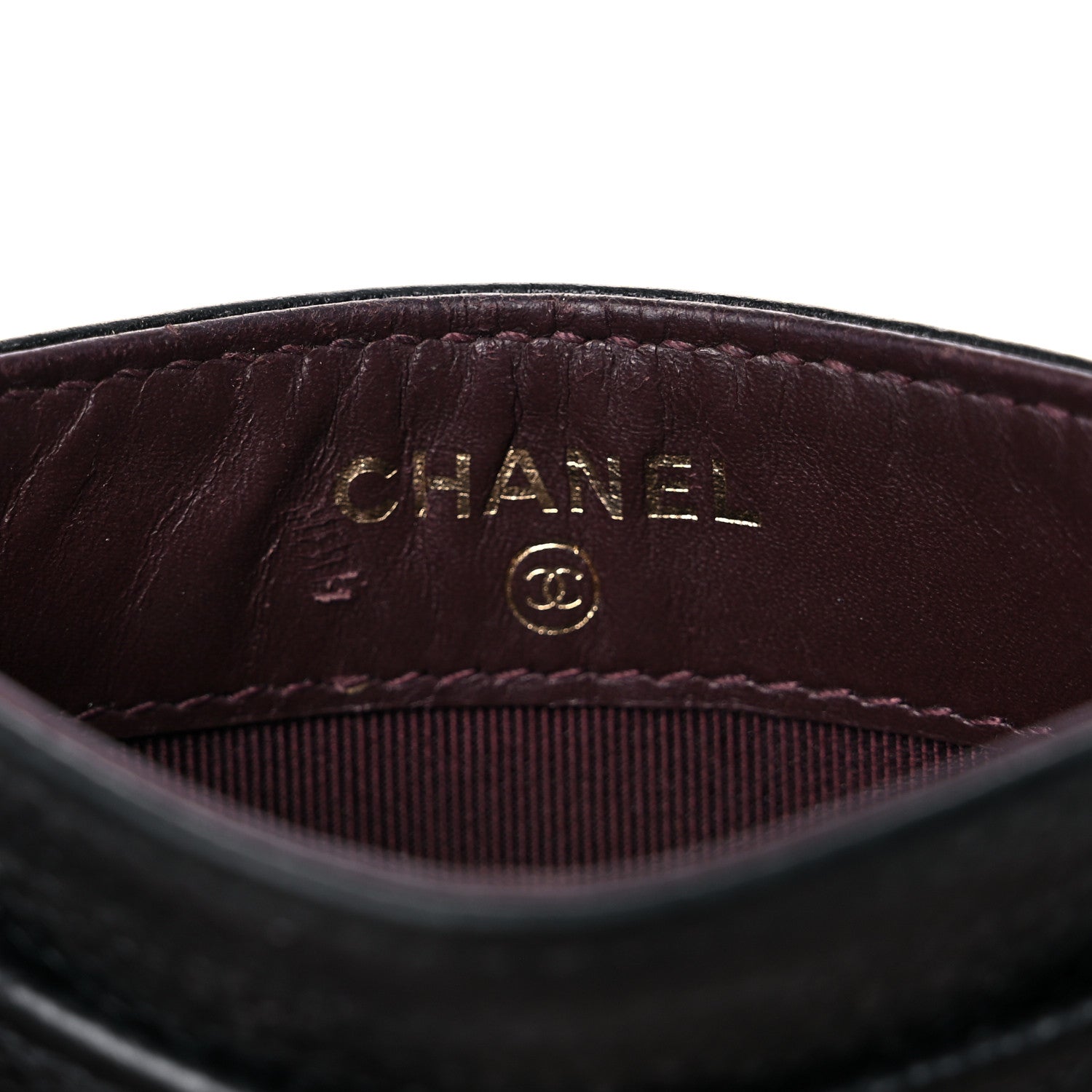 Chanel Caviar Quilted Card Holder Black 6 of 9