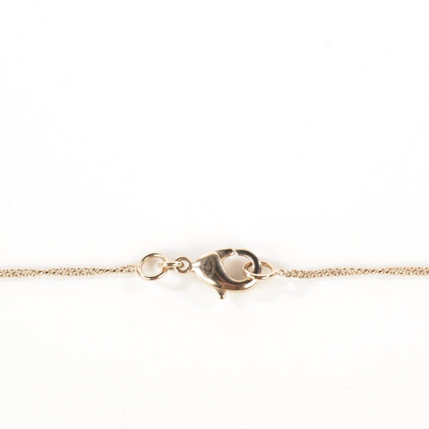 Chanel Crystal Baguette CC Necklace Light Gold 4 of 6