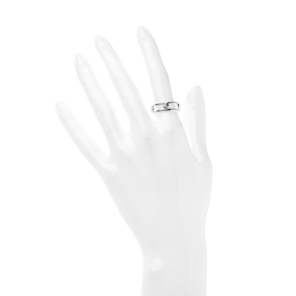 Tiffany Platinum Diamond Elsa Peretti Diamonds by the Yard Ring 53 6.25 2 of 4