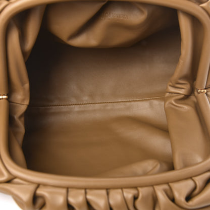 Bottega Veneta Smooth Butter Calf The Pouch Oversized Clutch Cammello 5 of 6