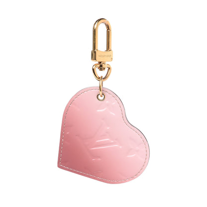 Louis Vuitton Vernis Degrade Heart Bag Charm Pink 1 of 5