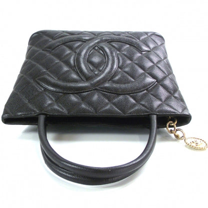 Chanel Caviar Medallion Tote Black 6 of 13