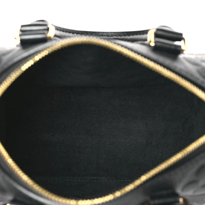 Louis Vuitton Empreinte Monogram Giant Speedy Bandouliere 20 Black 5 of 8