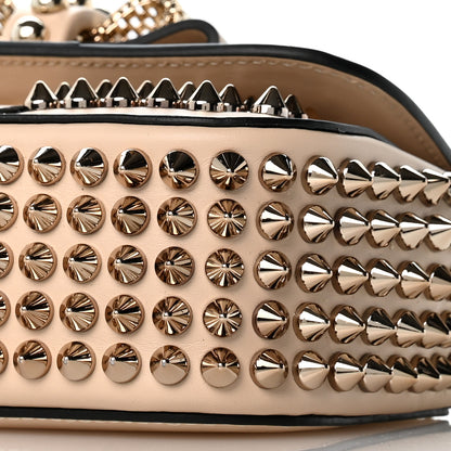 Christian Louboutin Calfskin Spiked Sweety Charity Crossbody Bag Colombe 8 of 10
