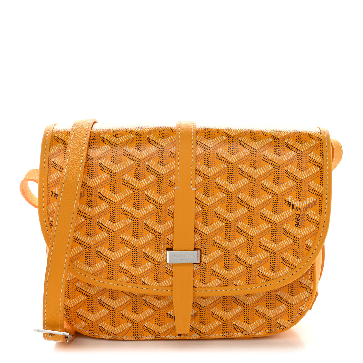 Goyard Goyardine Belvedere II PM Messenger Bag Yellow 1 of 9