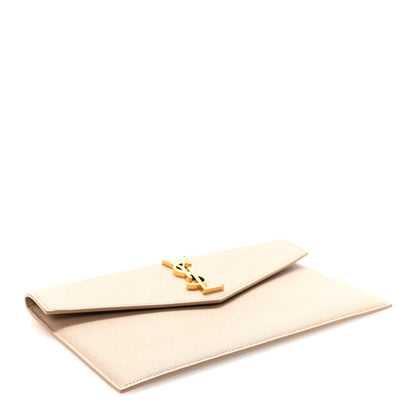 Saint Laurent Grain De Poudre Uptown Pouch Dark Beige 4 of 6