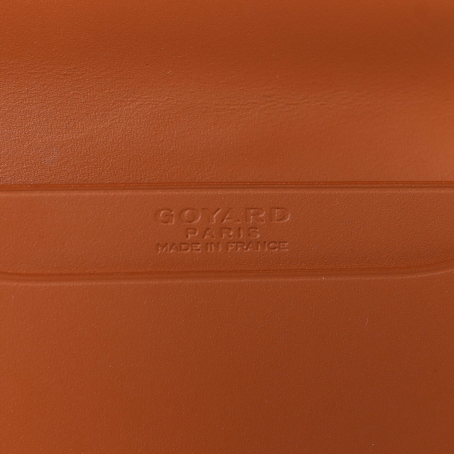 Goyardine Business Card Holder Black Gold