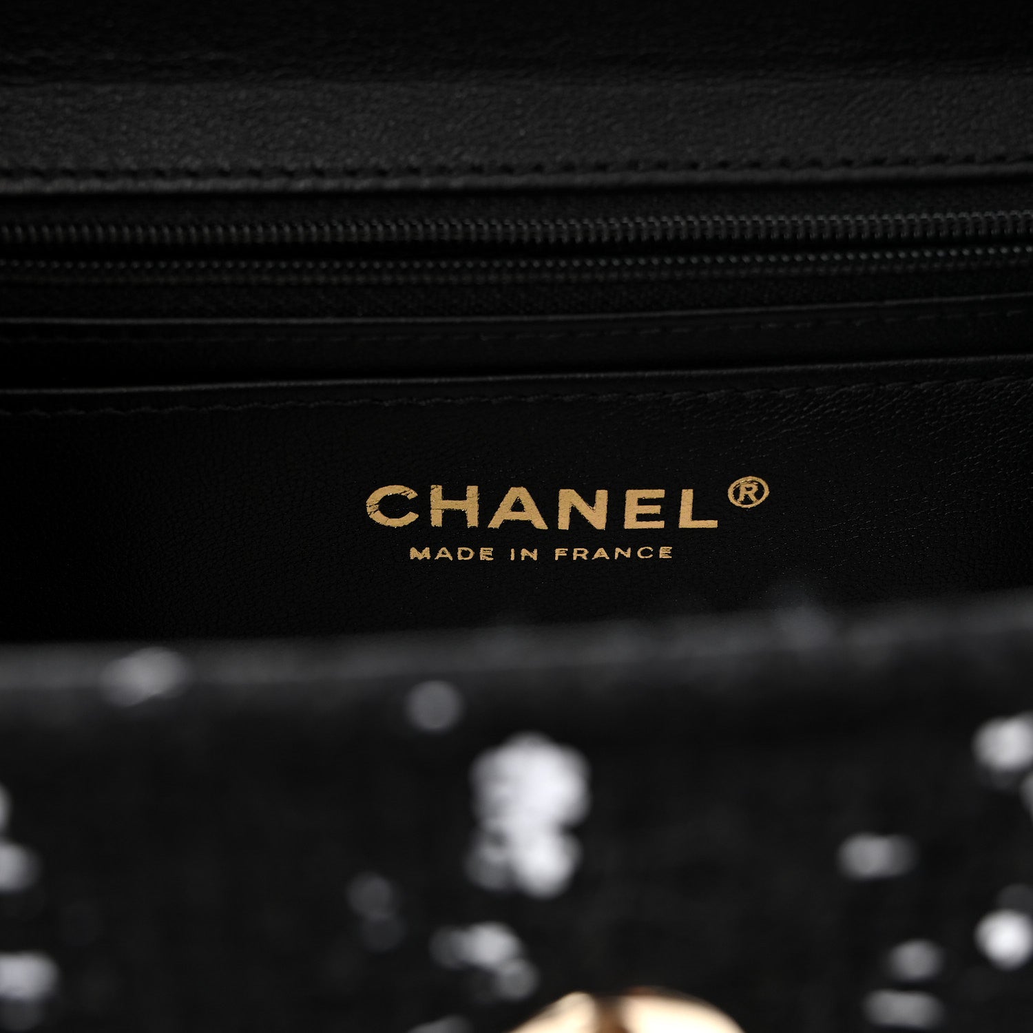Chanel Tweed Sequin Quilted Top Handle Box Bag Black 6 of 10