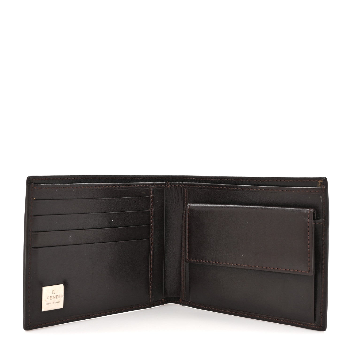 Fendi Zucca Bi-Fold Wallet Tobacco 5 of 11