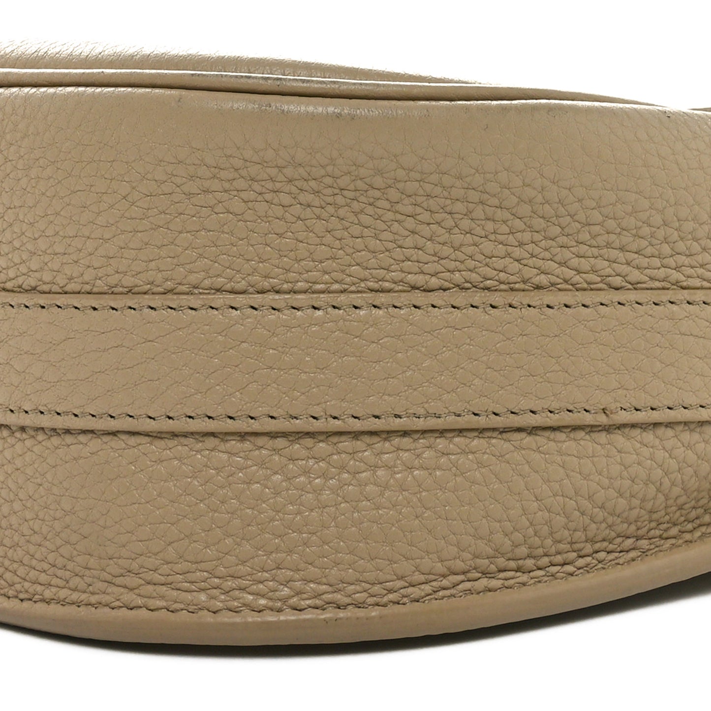 Grained Calfskin Large Bobby Flap Beige