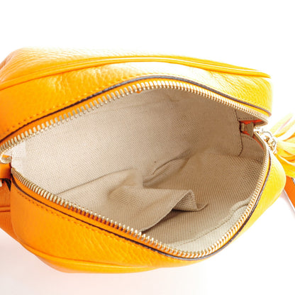 Gucci Pebbled Calfskin Small Soho Disco Bag Curcuma 5 of 7