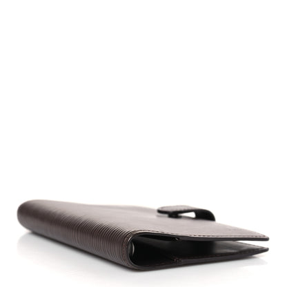 Louis Vuitton Epi Small Ring Agenda Cover Moka 4 of 10