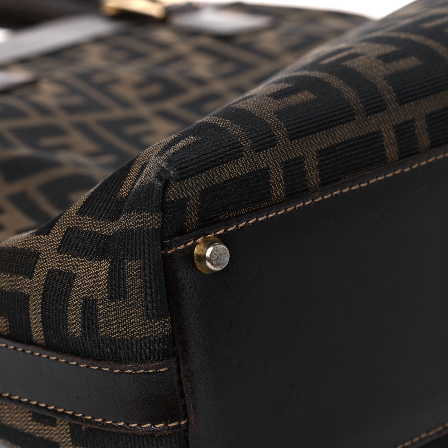 Fendi Zucca Tote Tobacco 7 of 9
