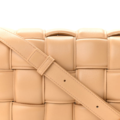 Bottega Veneta Nappa Maxi Intreccio Padded Cassette Crossbody Bag Almond 8 of 10