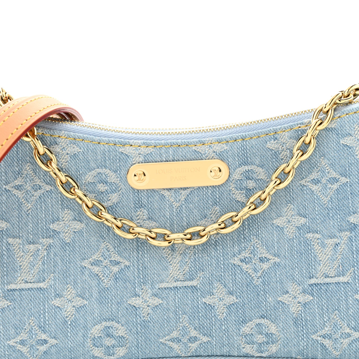 Monogram Denim Liv Pochette Sky Blue