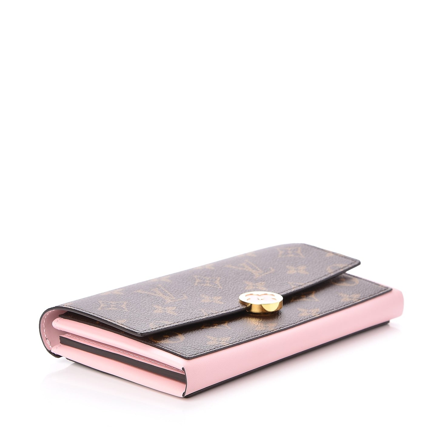 Monogram Flore Wallet Rose Ballerine