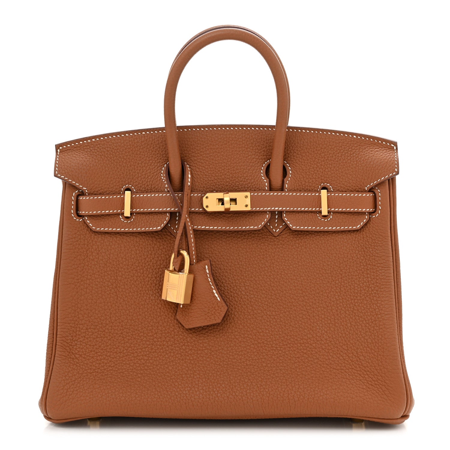 Hermes Togo Birkin 25 Gold 1 of 11