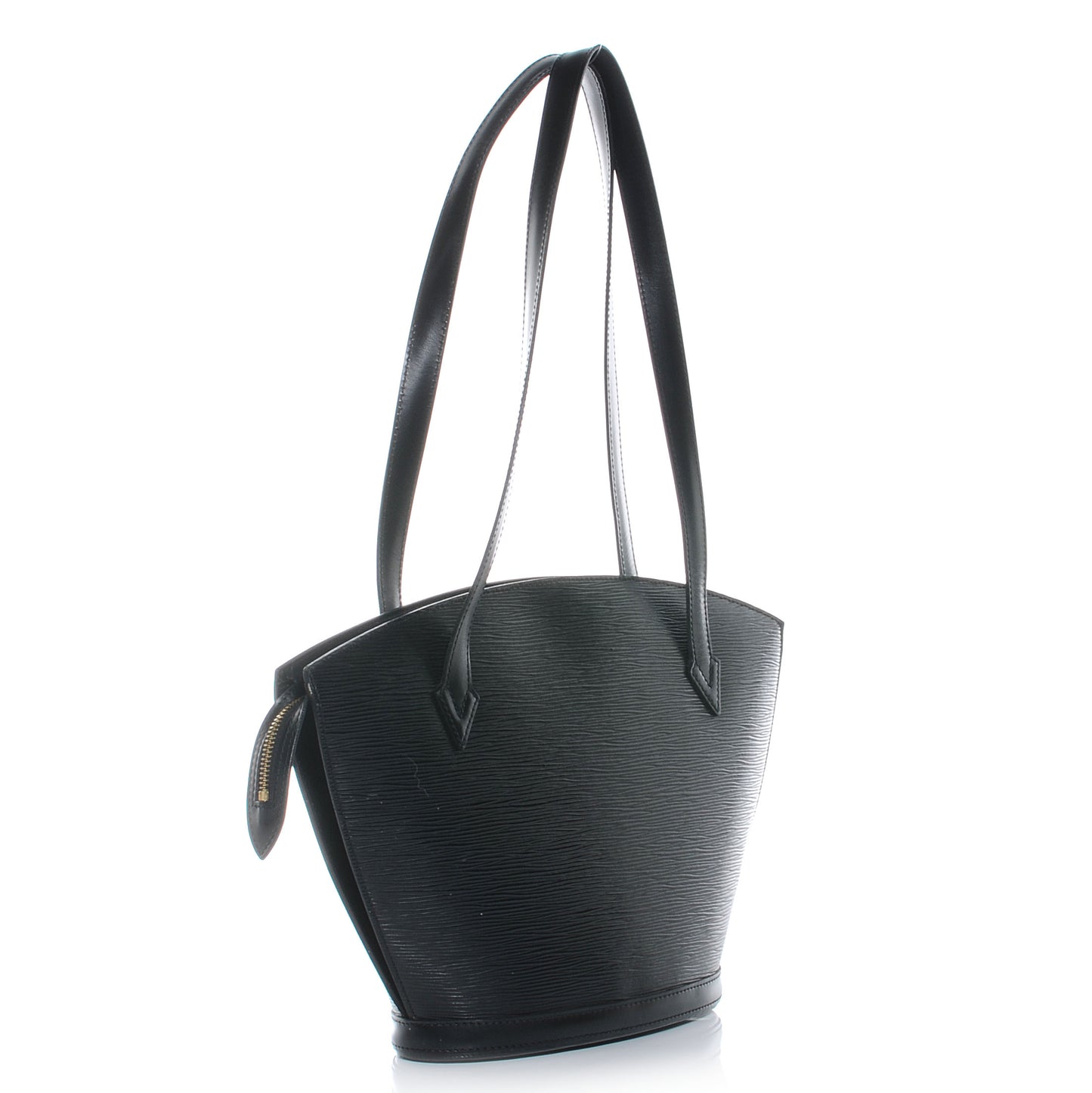 Epi Saint Jacques PM Long Straps Black