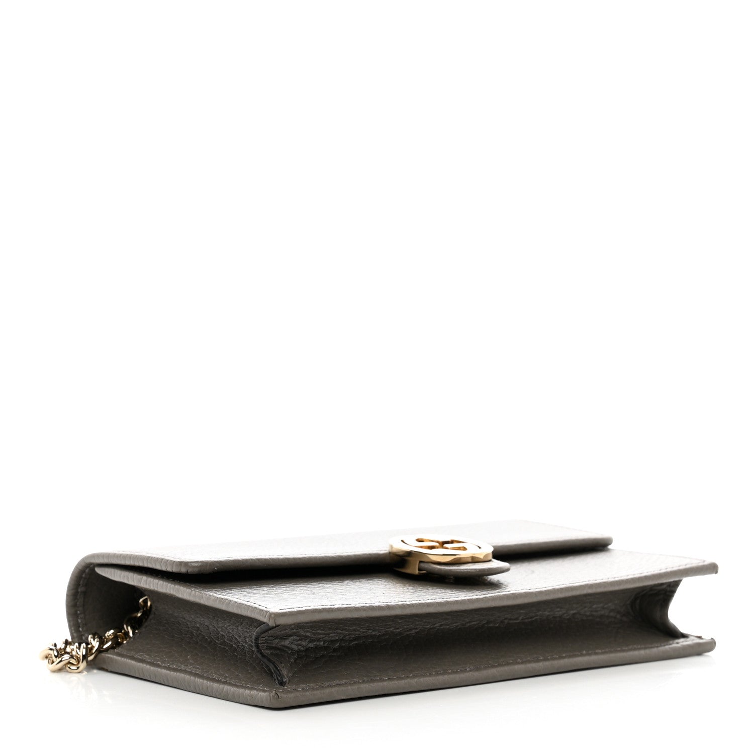 Gucci Dollar Calfskin Interlocking G Chain Wallet Loess 4 of 10