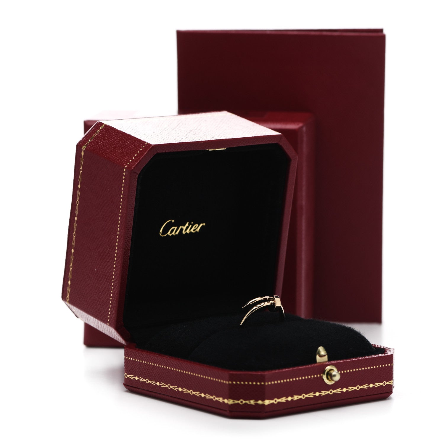 Cartier 18K Yellow Gold Small Juste Un Clou Ring 50 5.25 6 of 6
