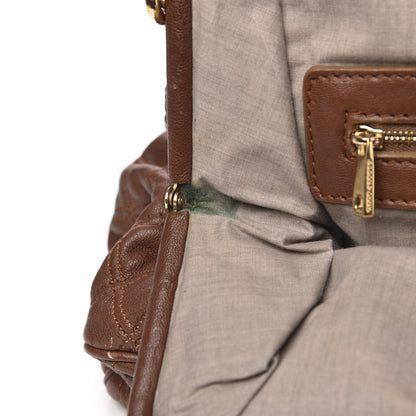 Marc Jacobs Calfskin Quilted Stam Brown 17 of 18