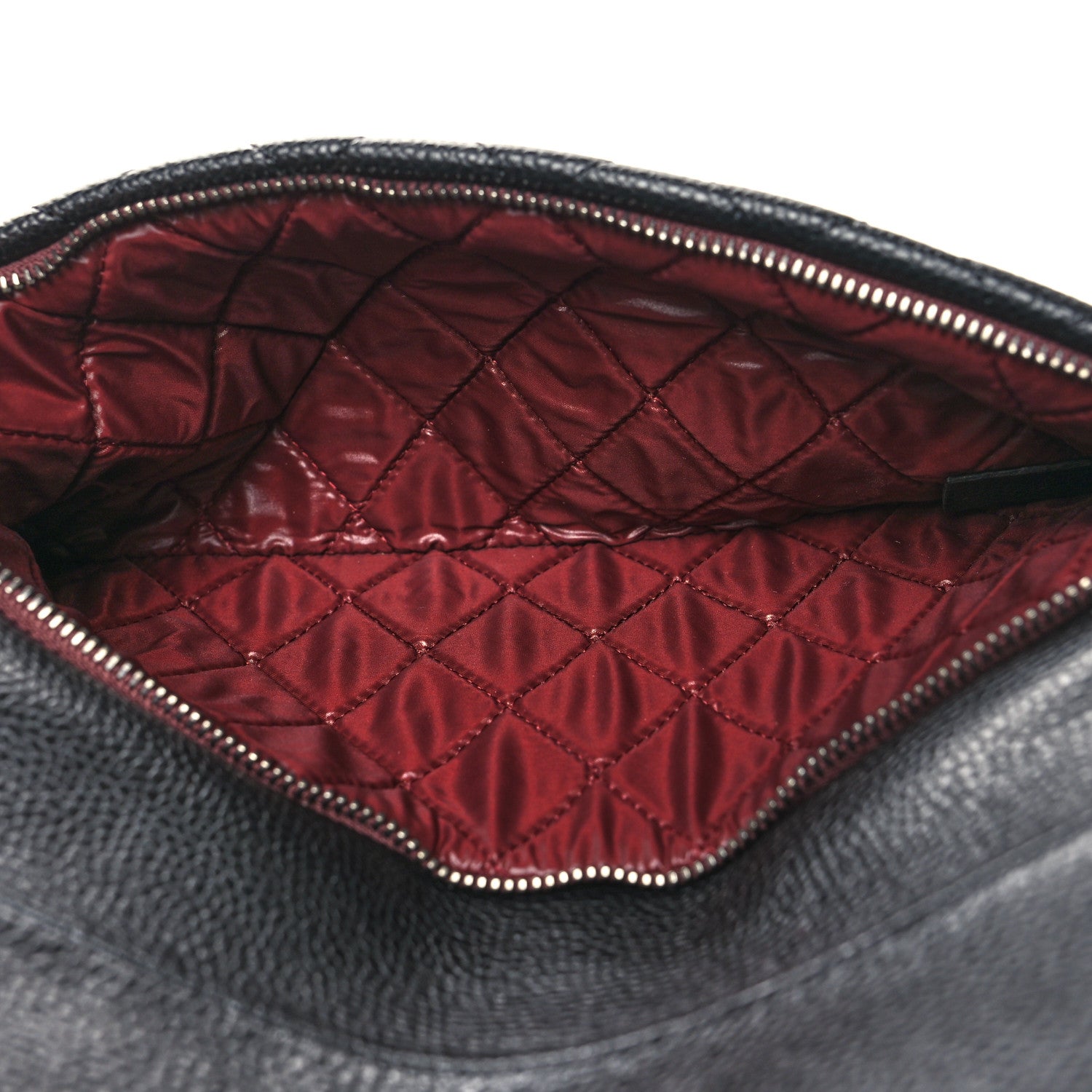 Chanel Caviar Quilted CC Beauty Clutch Black 5 of 11