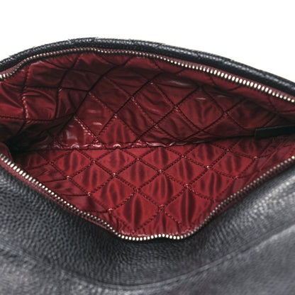 Chanel Caviar Quilted CC Beauty Clutch Black 5 of 11