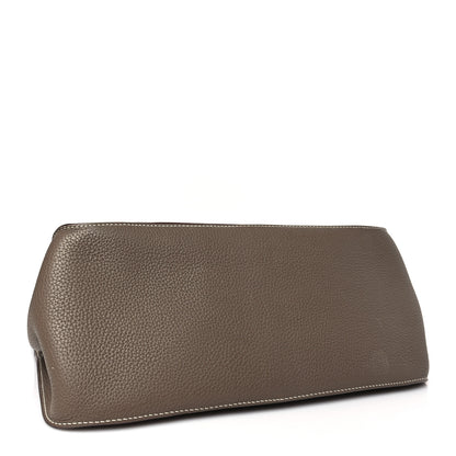 Hermes Taurillon Clemence Jypsiere 34 Etoupe 4 of 9