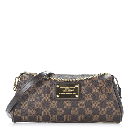 Louis Vuitton Damier Ebene Eva Clutch 1 of 9