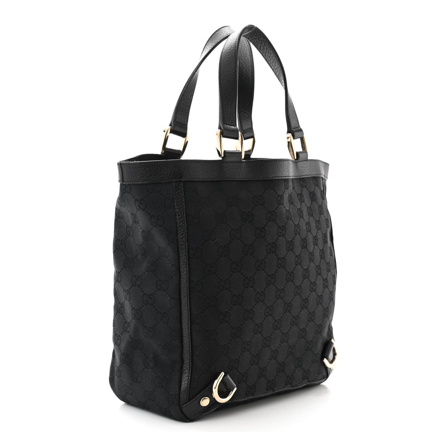 Gucci Monogram Small Abbey Tote Black 3 of 10