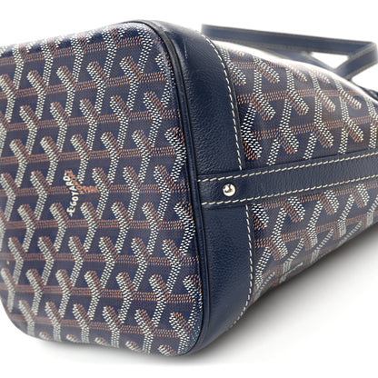 Goyard Goyardine Petit Flot Bucket Bag PM Navy 9 of 9