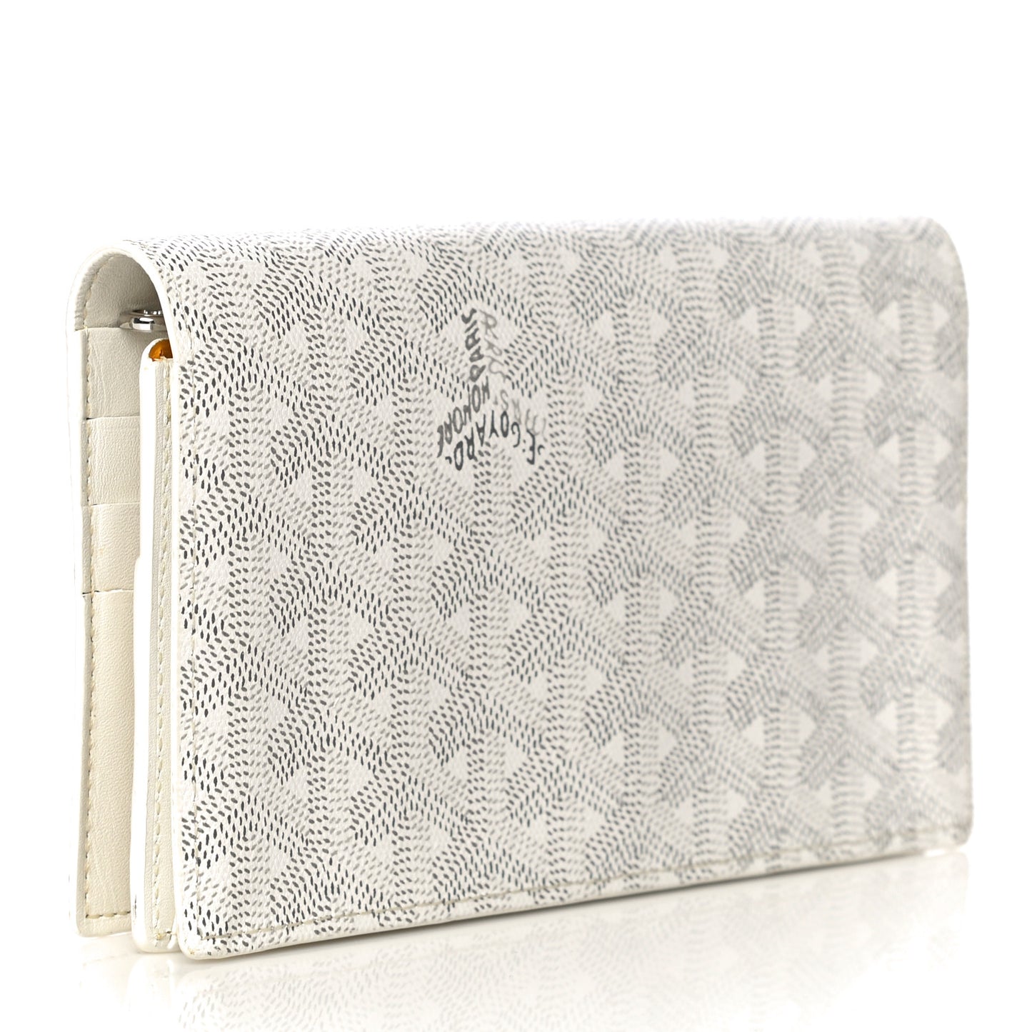 Goyardine Richelieu Wallet White