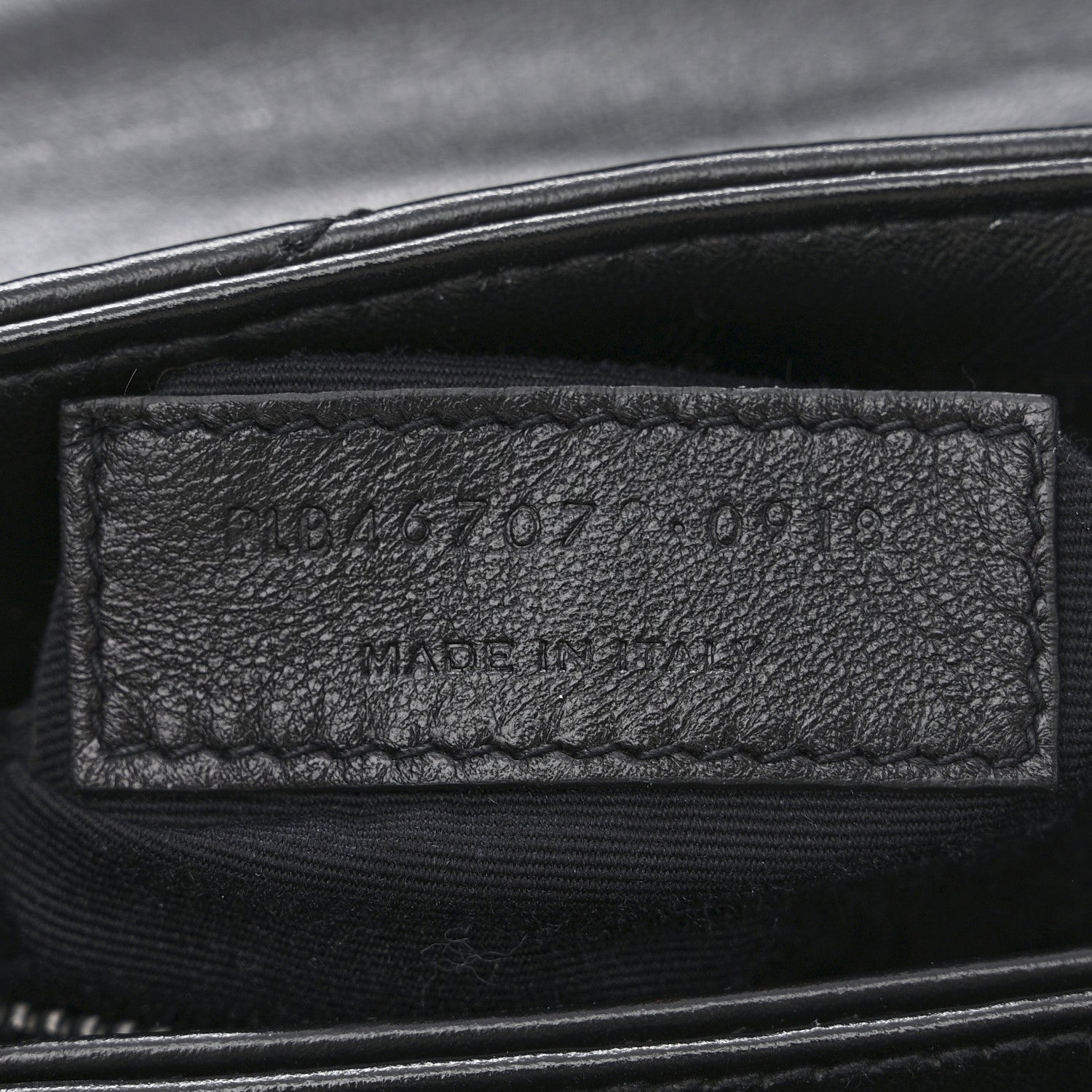 Saint Laurent Calfskin Y Quilted Monogram Monochrome Toy Loulou Crossbody Bag Black 7 of 12