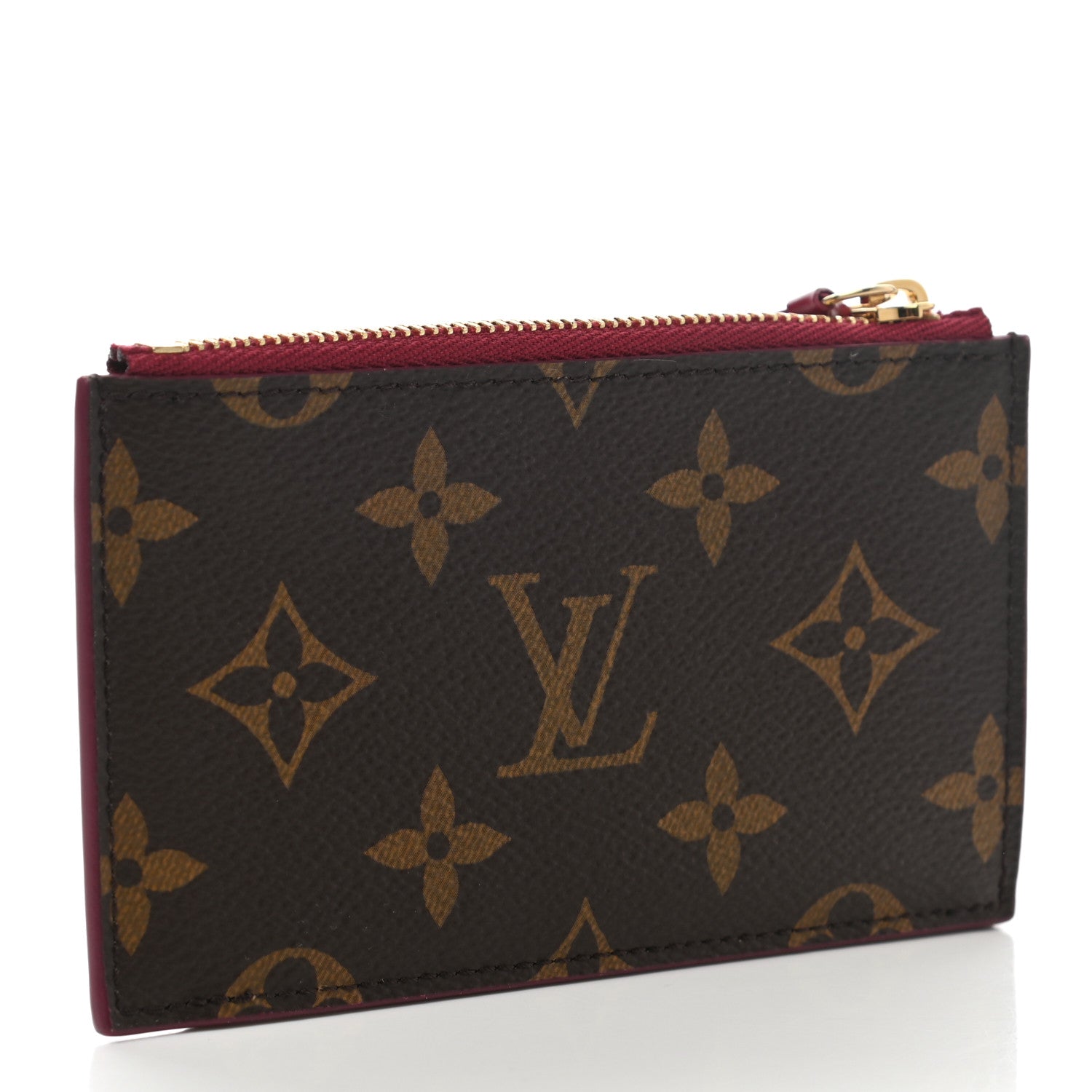 Louis Vuitton Monogram Zipped Card Holder Fuchsia 3 of 7
