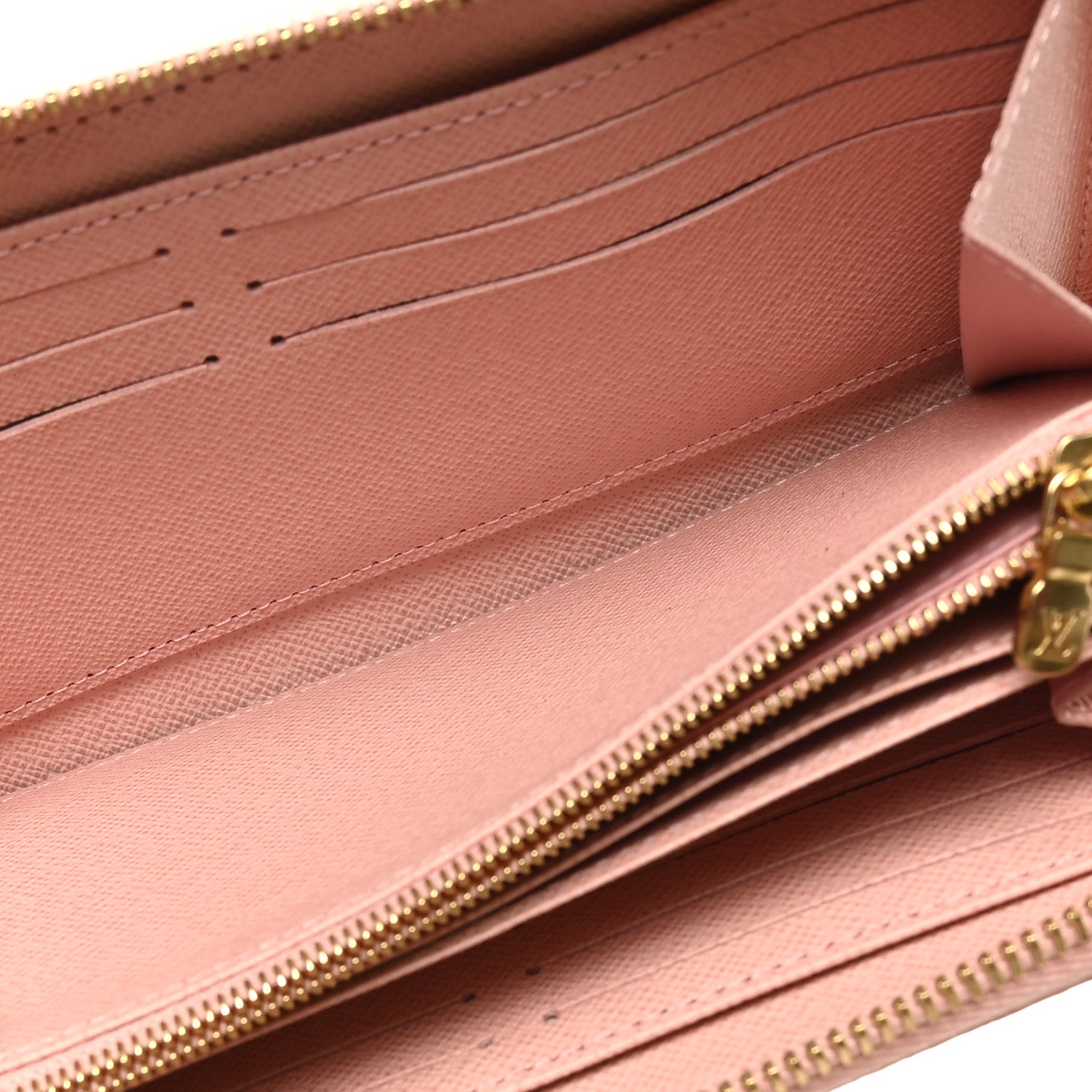 Louis Vuitton Damier Azur Zippy Wallet Rose Ballerine 1877138