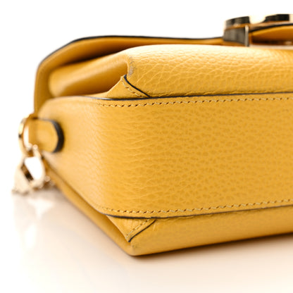 Gucci Dollar Calfskin Interlocking G Crossbody Bag New Buttercup 9 of 12
