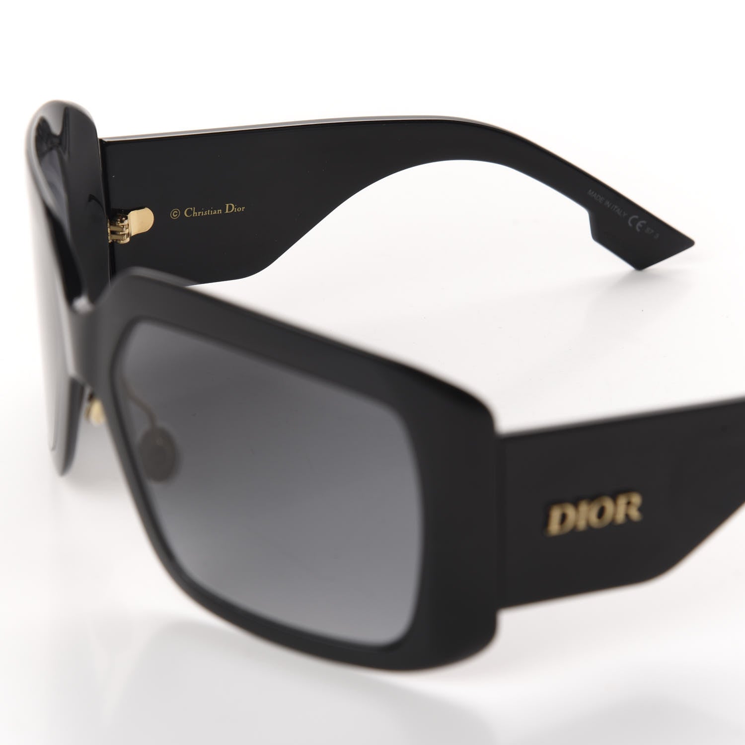 Christian Dior Acetate DiorSo Light 2 Shield Sunglasses Black 5 of 9