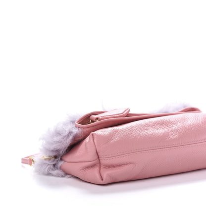 Burberry Shearling Prorsum Crossbody Bag Pale Rose 5 of 8