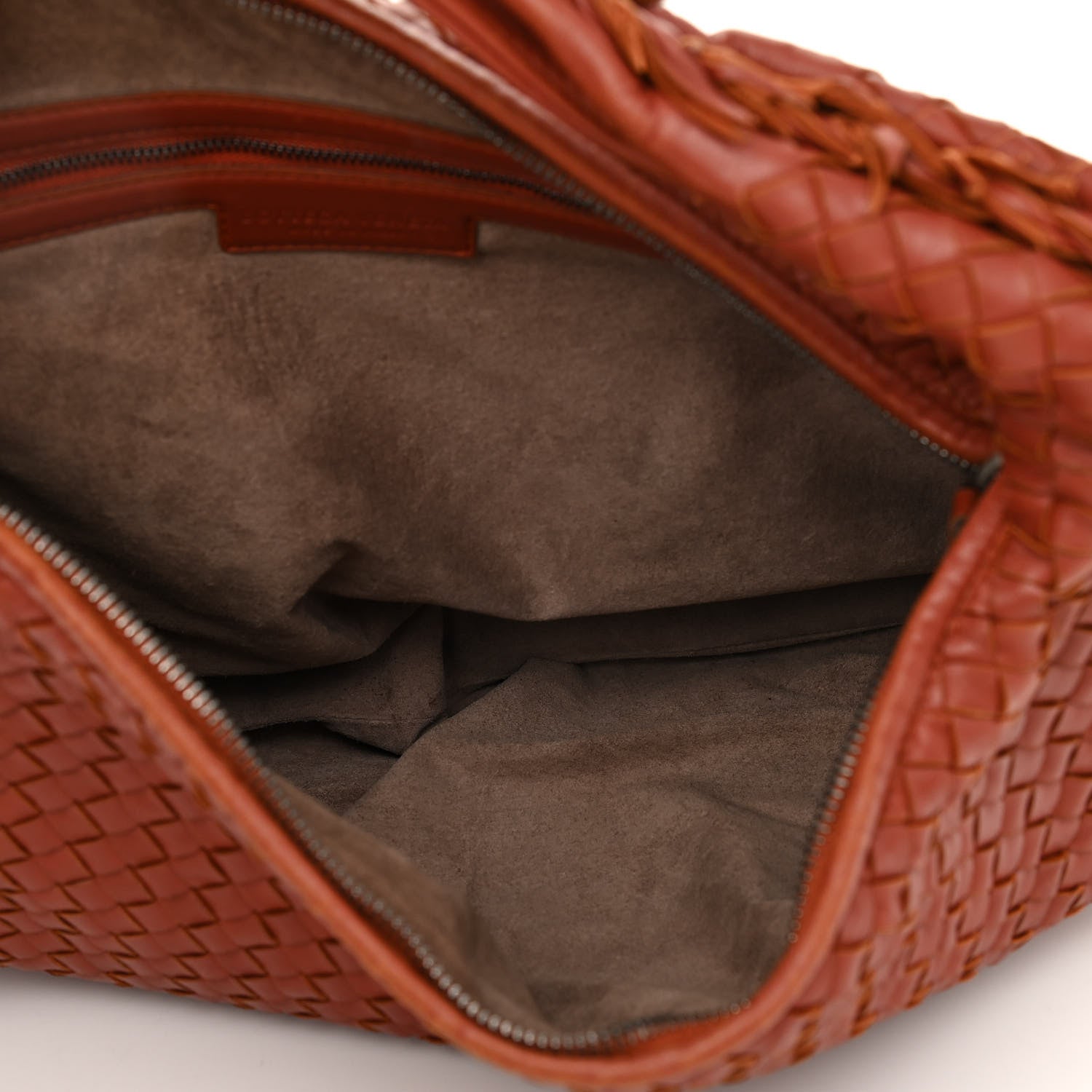 Bottega Veneta Nappa Intrecciato Fuzzy Large Veneta Hobo Rust 5 of 11