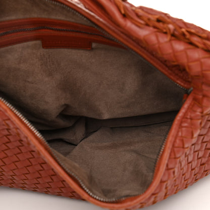 Bottega Veneta Nappa Intrecciato Fuzzy Large Veneta Hobo Rust 5 of 11