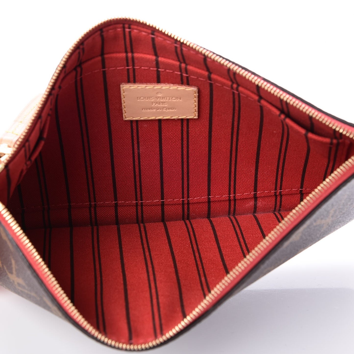 Monogram Neverfull MM GM Pochette Cherry
